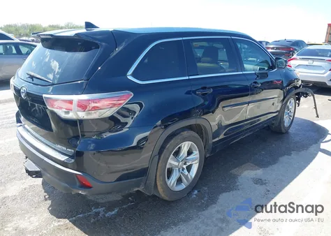 2015 Toyota Highlander Limited Platinum V6 from USA, damaged, VIN 5TDDKRFH4FS209616